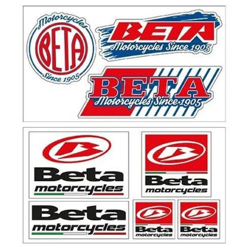 BETA FACTORY MIXED STICKERS