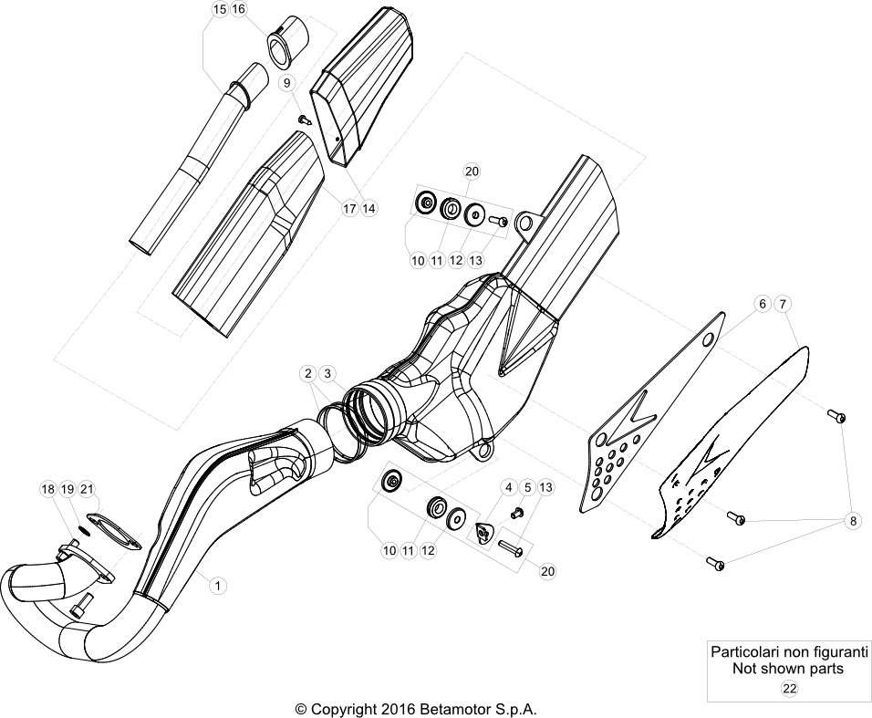 37 EXHAUST SYSTEM - Beta Genuine