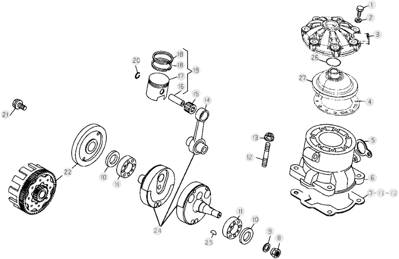 02 CRANKSHAFT/PISTON/BALANCER SHAFT