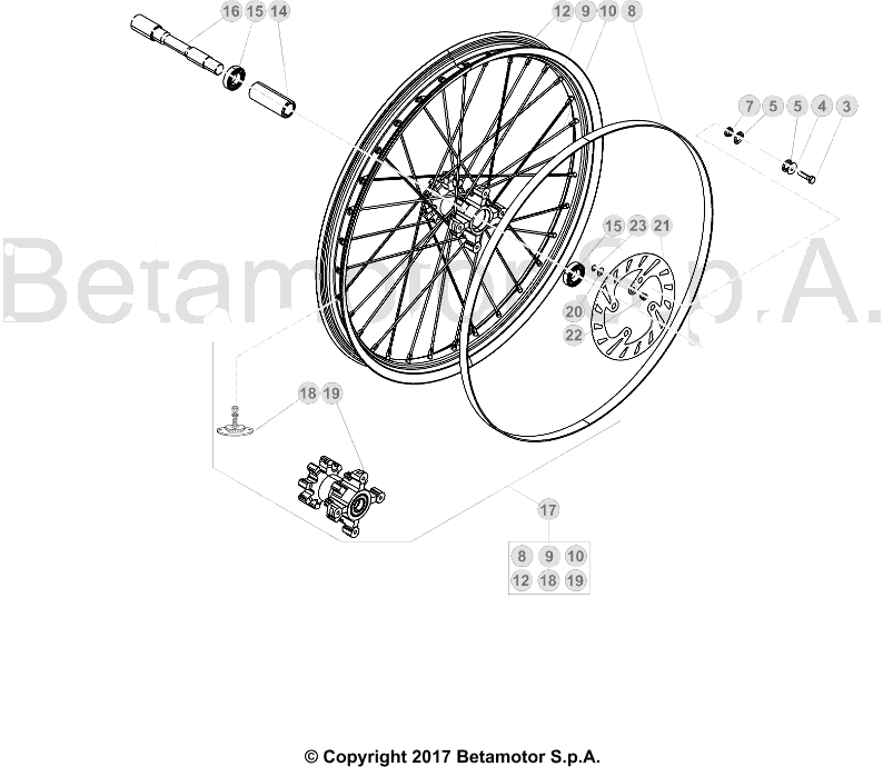 41 FRONT WHEEL