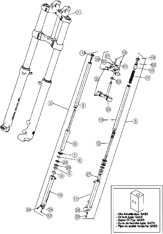 34 FRONT FORK
