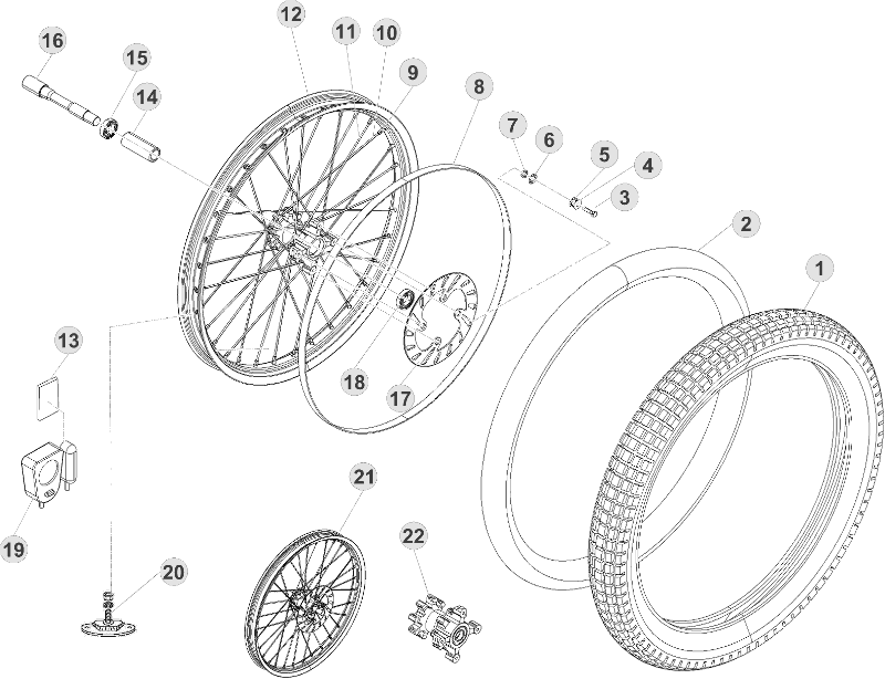 41 FRONT WHEEL