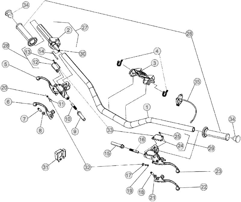 35 HANDLEBAR/CONTROLS