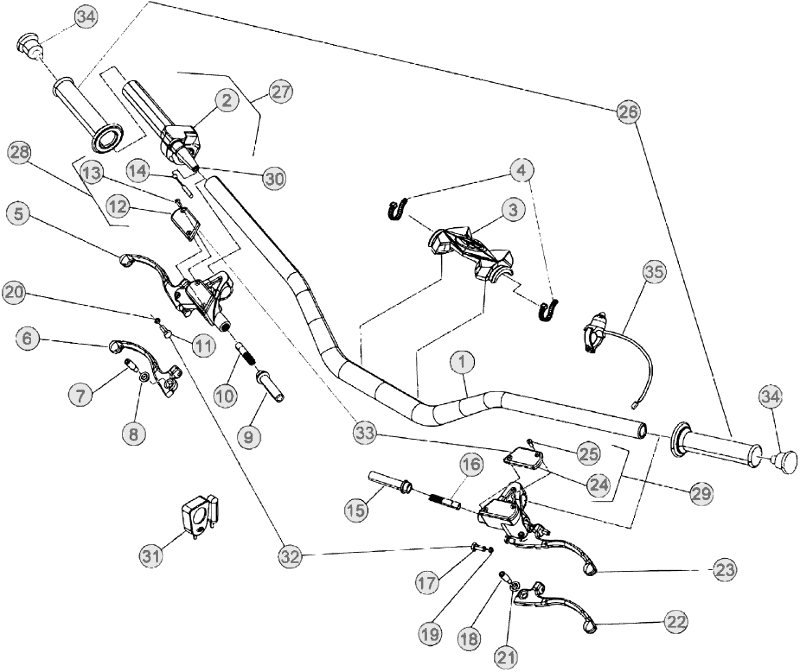 35 HANDLEBAR/CONTROLS