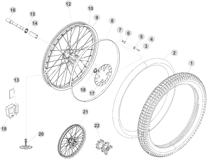 41 FRONT WHEEL