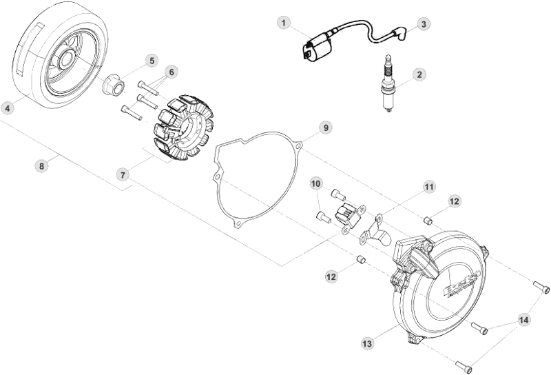 10 IGNITION - FROM CHASSIS 650471 TO 659999
