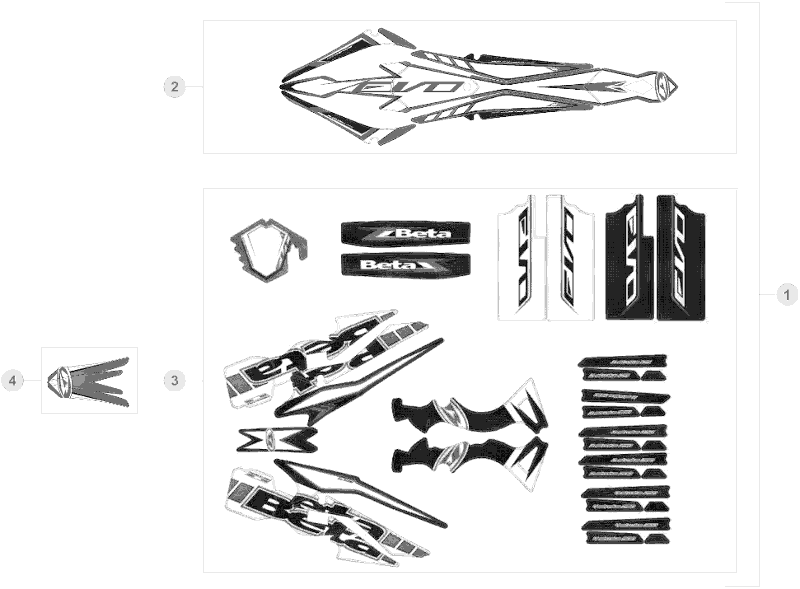 43 PLASTIC ACCESSORIES/SEAT/TANK