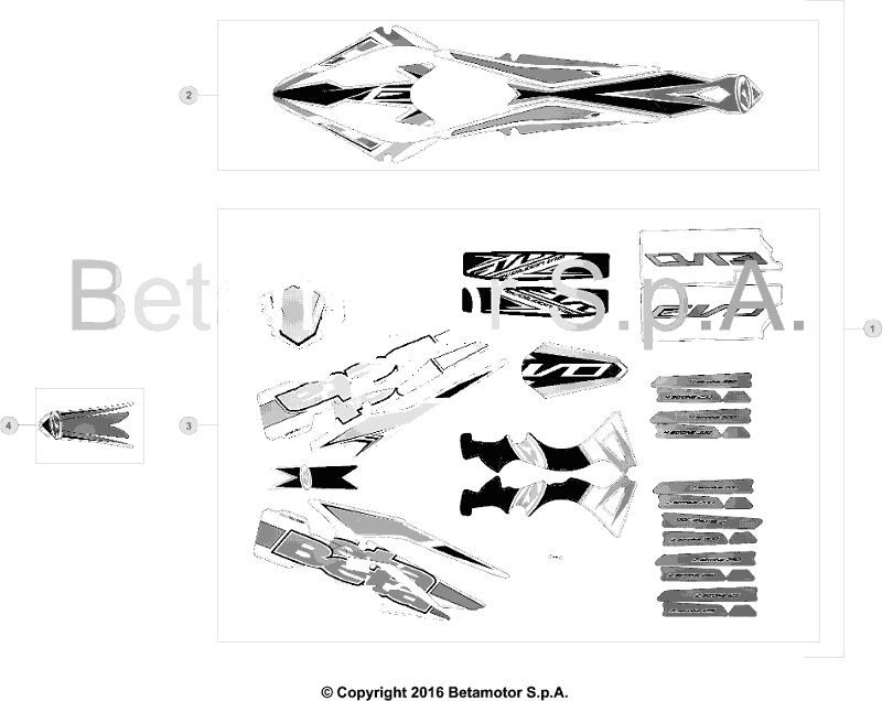 43 PLASTIC ACCESSORIES/SEAT/TANK