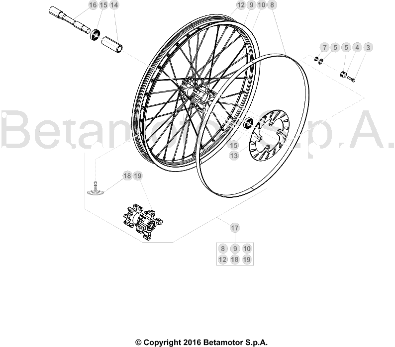 41 FRONT WHEEL