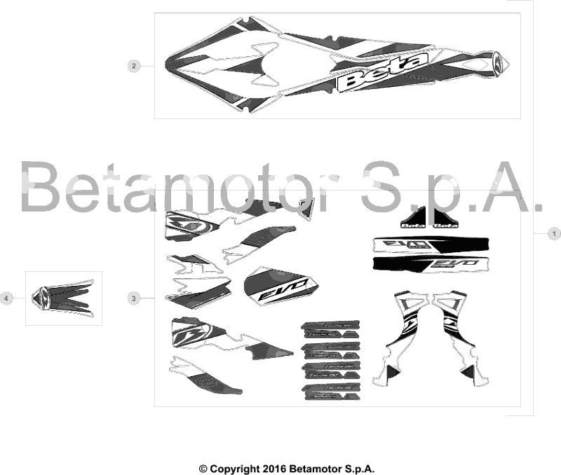 43 PLASTIC ACCESSORIES/SEAT/TANK