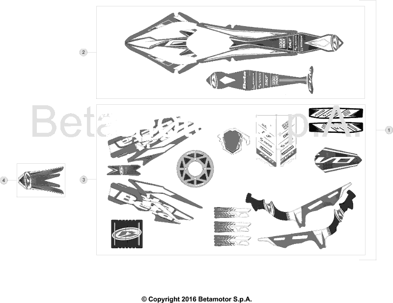 43 PLASTIC ACCESSORIES/SEAT/TANK