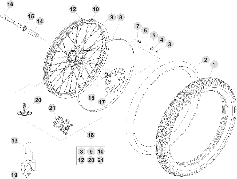 41 FRONT WHEEL