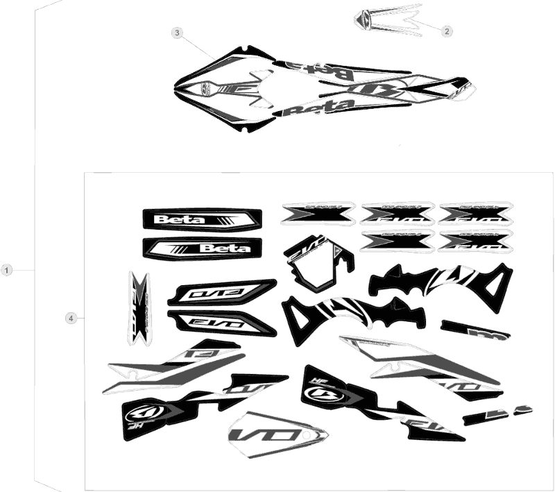 43 PLASTIC ACCESSORIES/SEAT/TANK