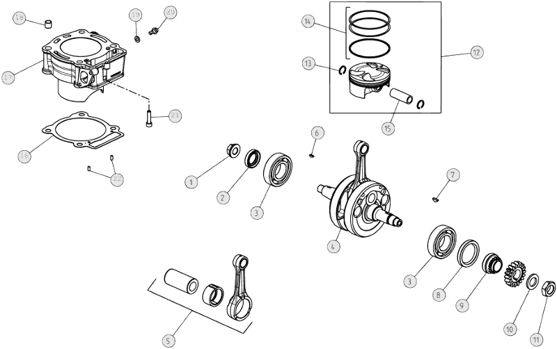 02 CRANKSHAFT/PISTON/BALANCER SHAFT