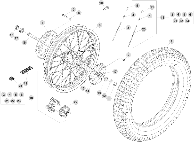 42 REAR WHEEL