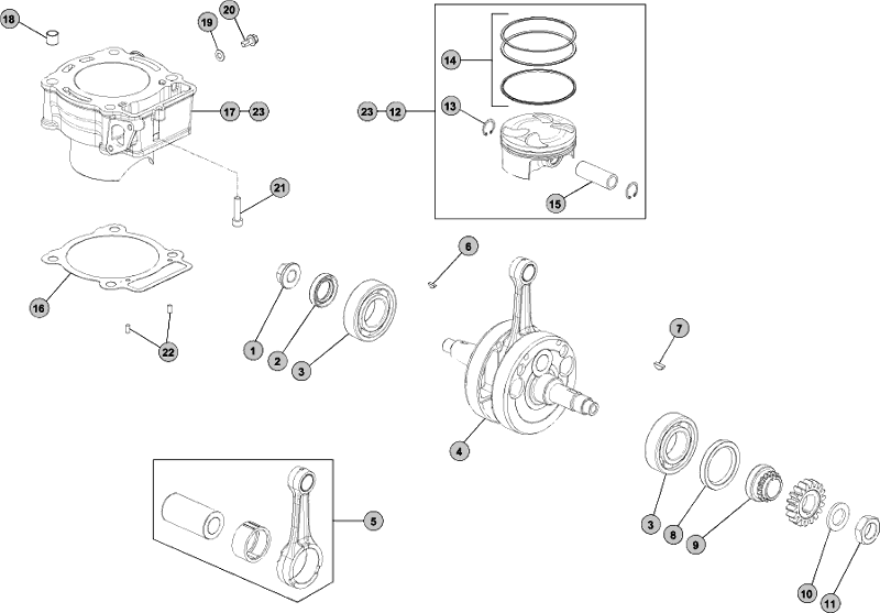 02 CRANKSHAFT/PISTON/BALANCER SHAFT