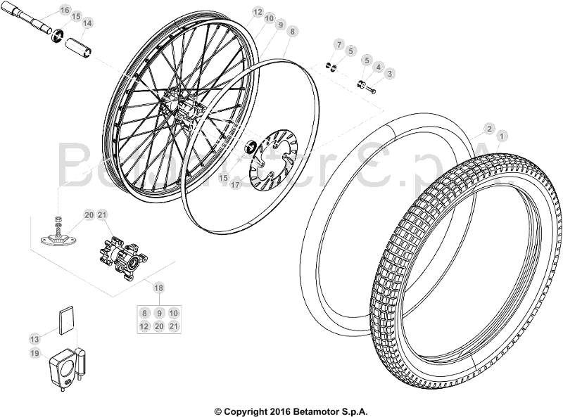 41 FRONT WHEEL