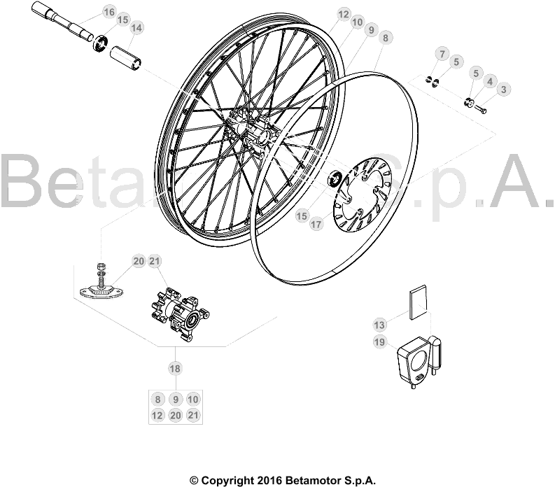 41 FRONT WHEEL