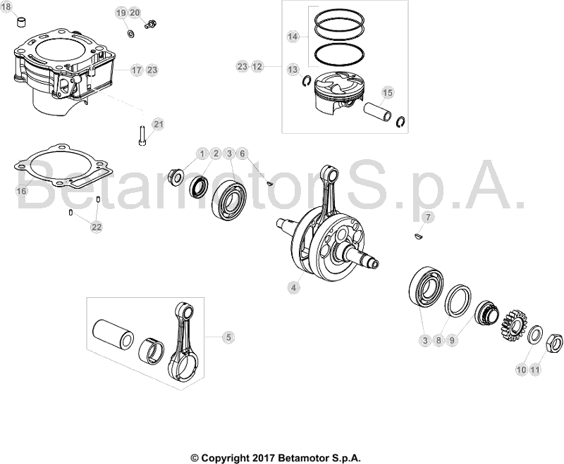 02 CRANKSHAFT/PISTON/BALANCER SHAFT