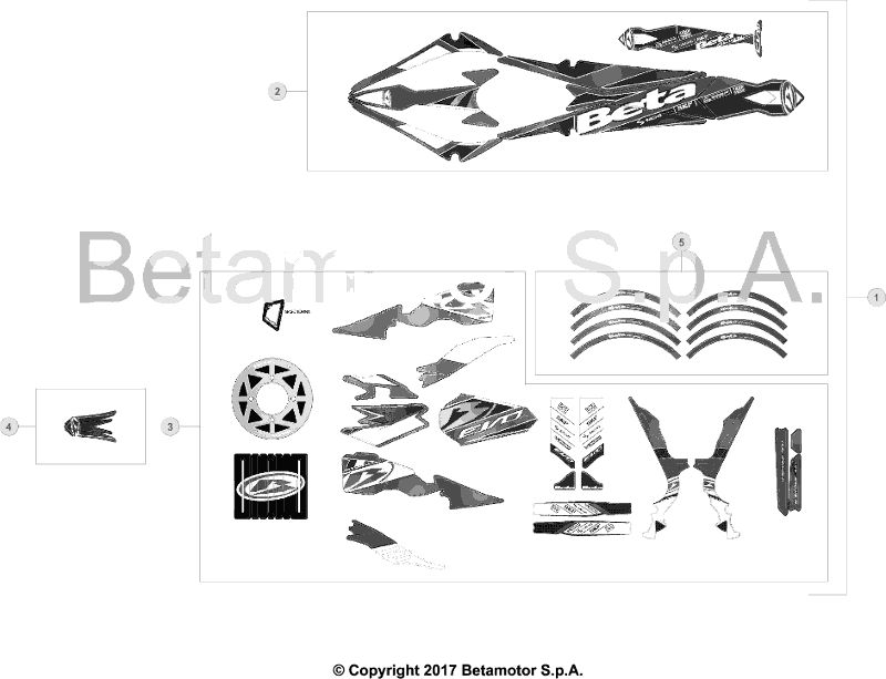 43 PLASTIC ACCESSORIES/SEAT/TANK