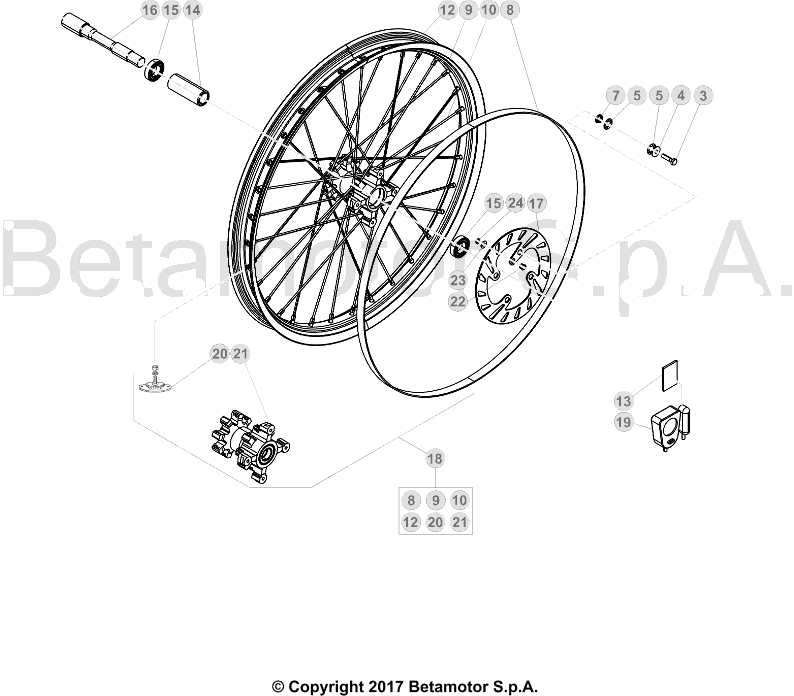 41 FRONT WHEEL