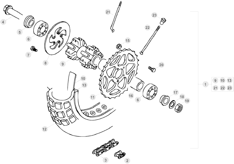 42 REAR WHEEL