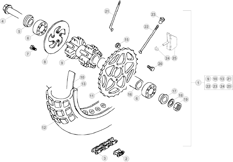 42 REAR WHEEL