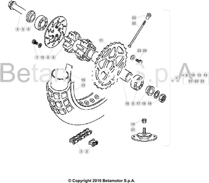 42 REAR WHEEL