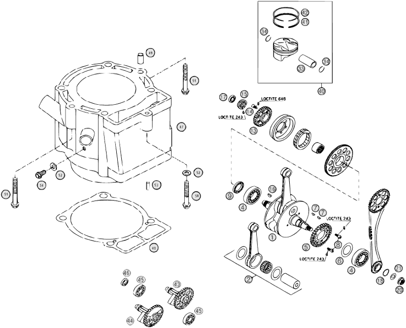 02 CRANKSHAFT/PISTON/BALANCER SHAFT
