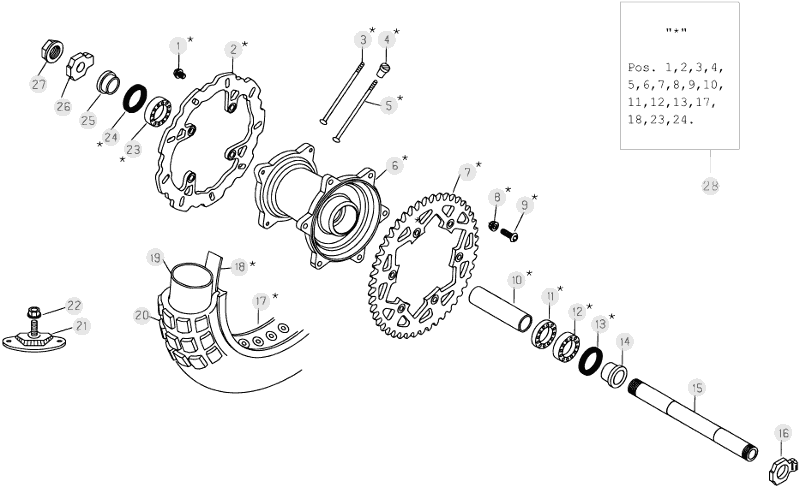 42 REAR WHEEL