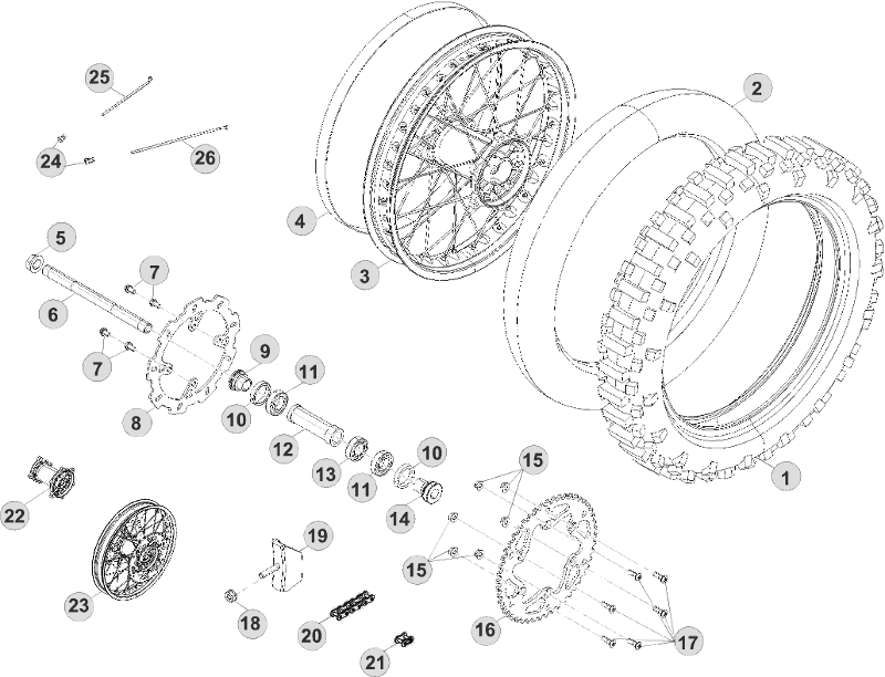 42 REAR WHEEL