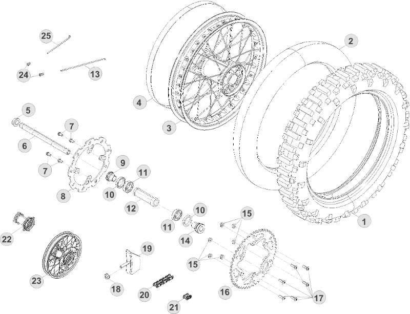 42 REAR WHEEL