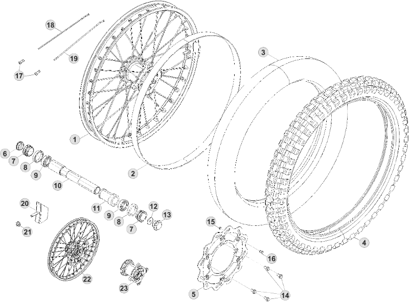 41 FRONT WHEEL