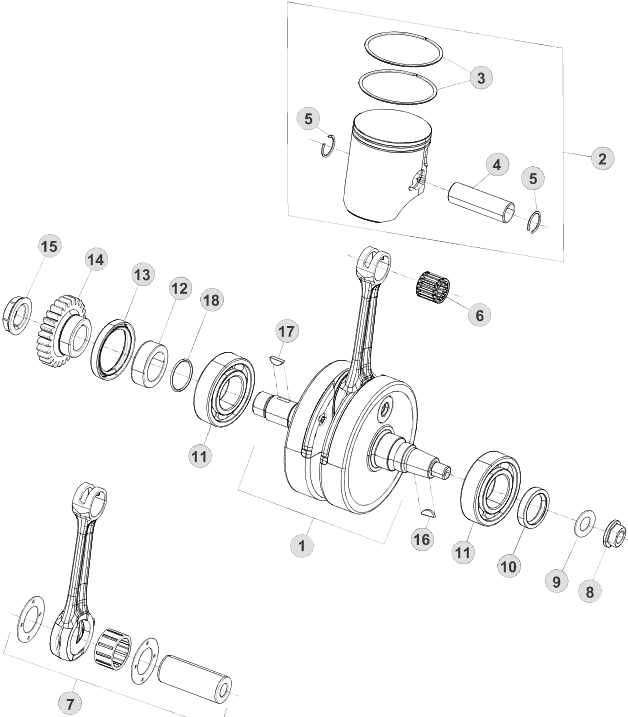 02 CRANKSHAFT/PISTON/BALANCER SHAFT