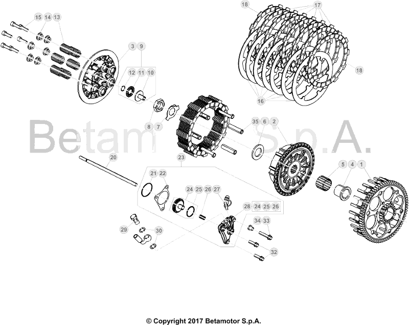03 PRIMARY GEAR CPL./CLUTCH