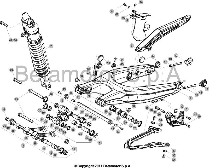 33 SWING ARM/REAR SUSPENSION