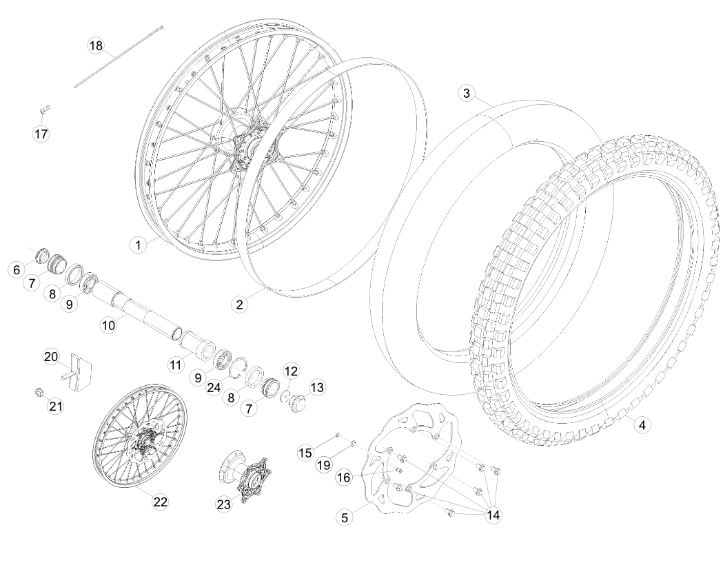 41 FRONT WHEEL