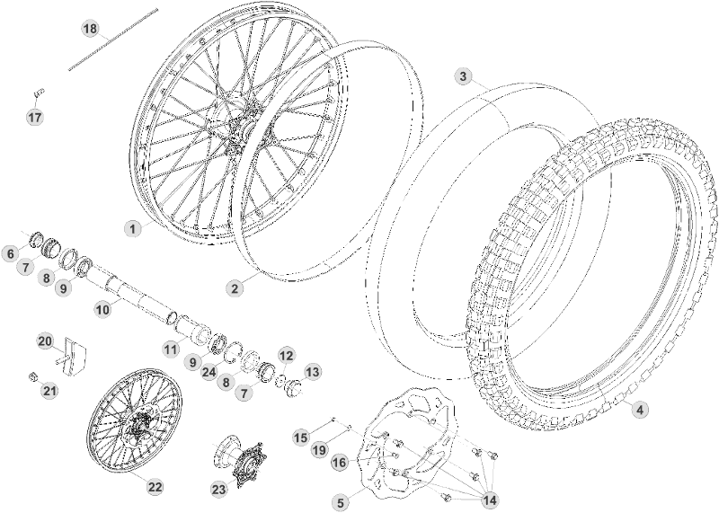 41 FRONT WHEEL