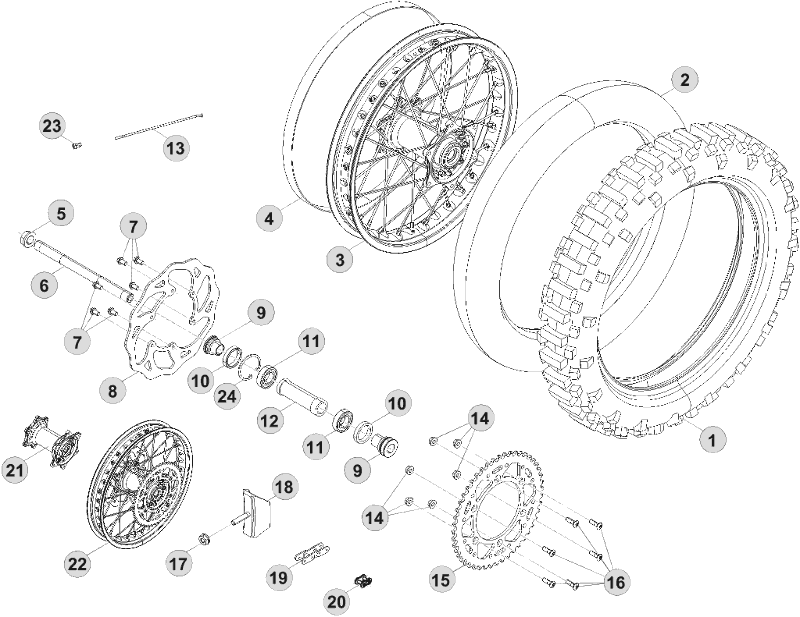 42 REAR WHEEL