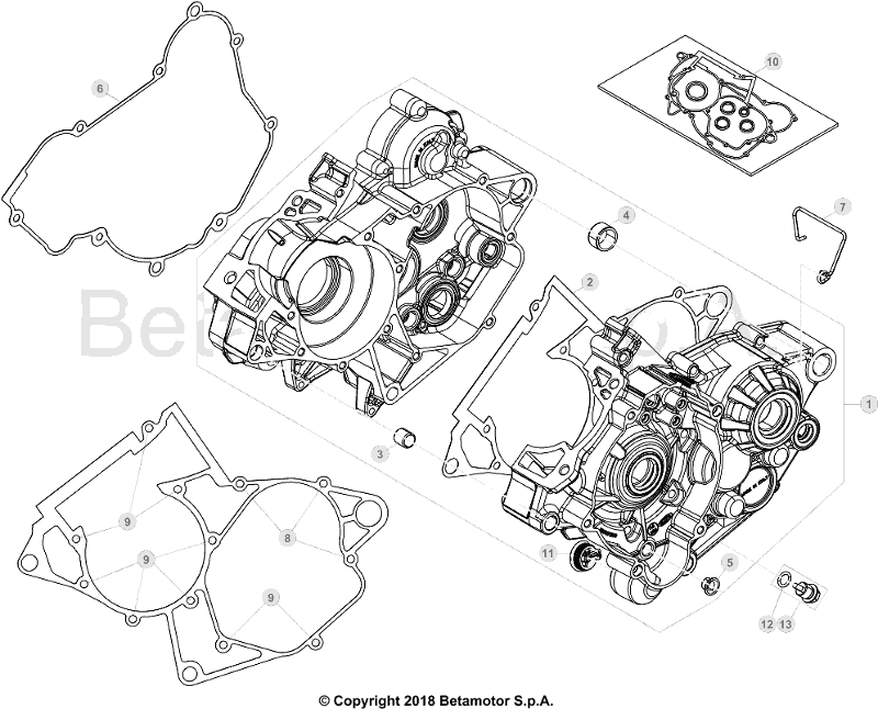 01 ENGINE CASE