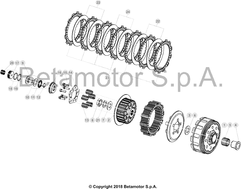 03 PRIMARY GEAR CPL./CLUTCH
