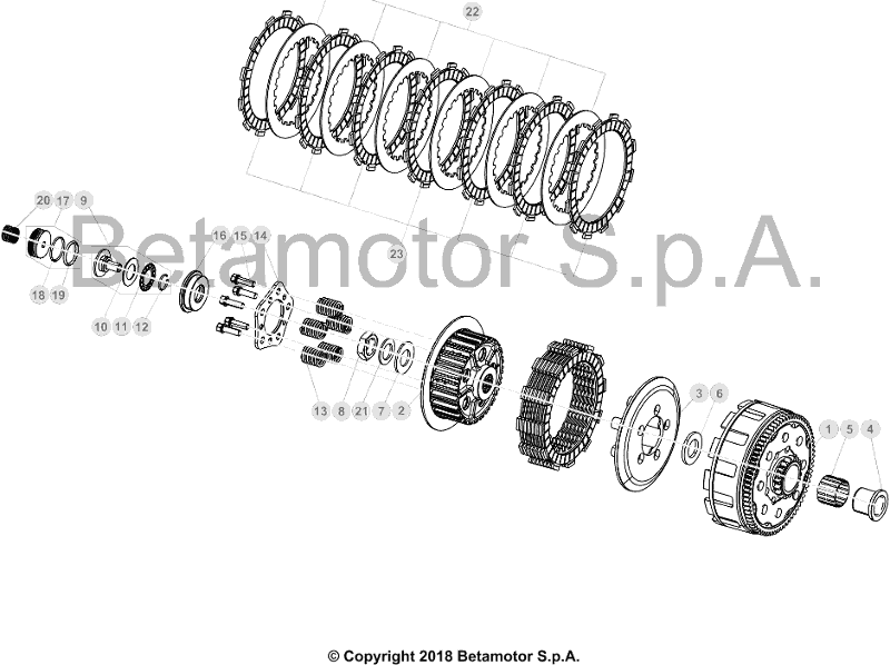 03 PRIMARY GEAR CPL./CLUTCH