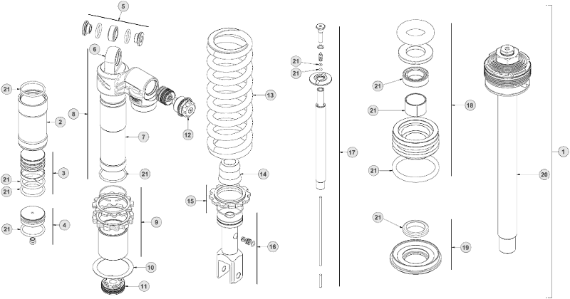 33 SWING ARM/REAR SUSPENSION