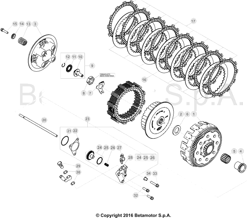 03 PRIMARY GEAR CPL./CLUTCH
