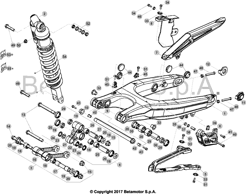 33 SWING ARM/REAR SUSPENSION