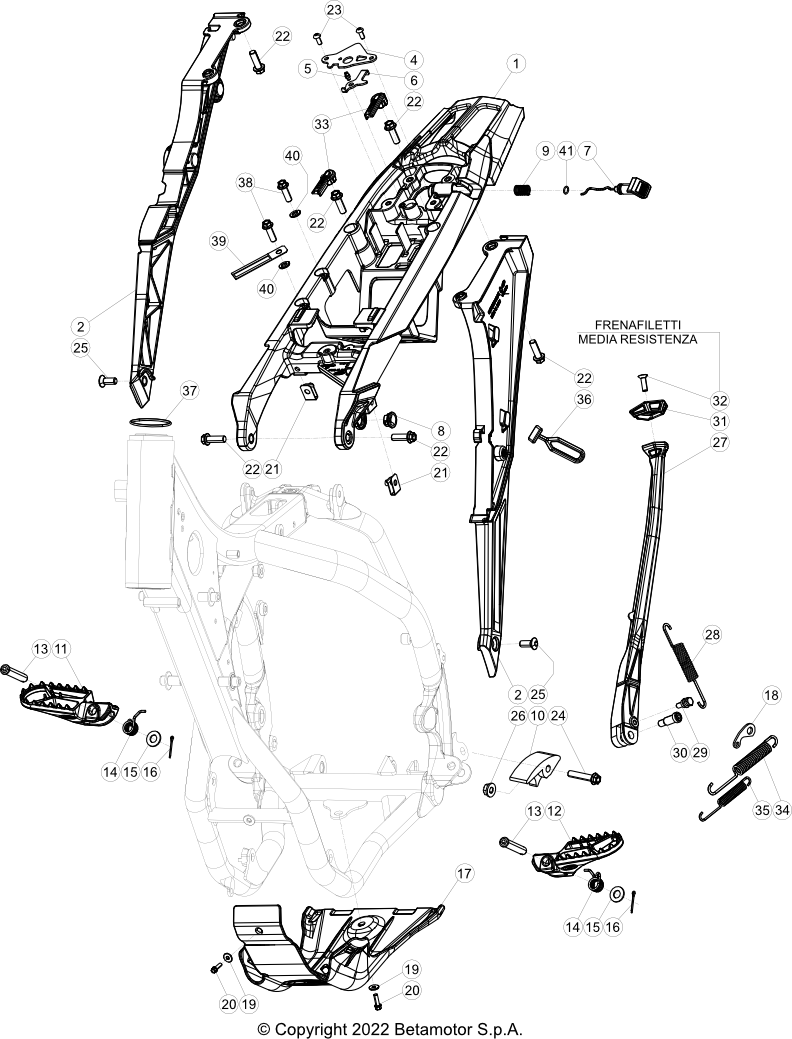 32 FRAME ACCESSORIES Beta Genuine
