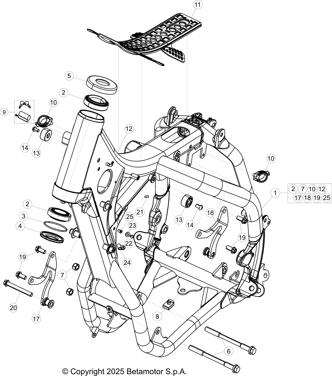 31 FRAME/SUB FRAME - Beta Genuine