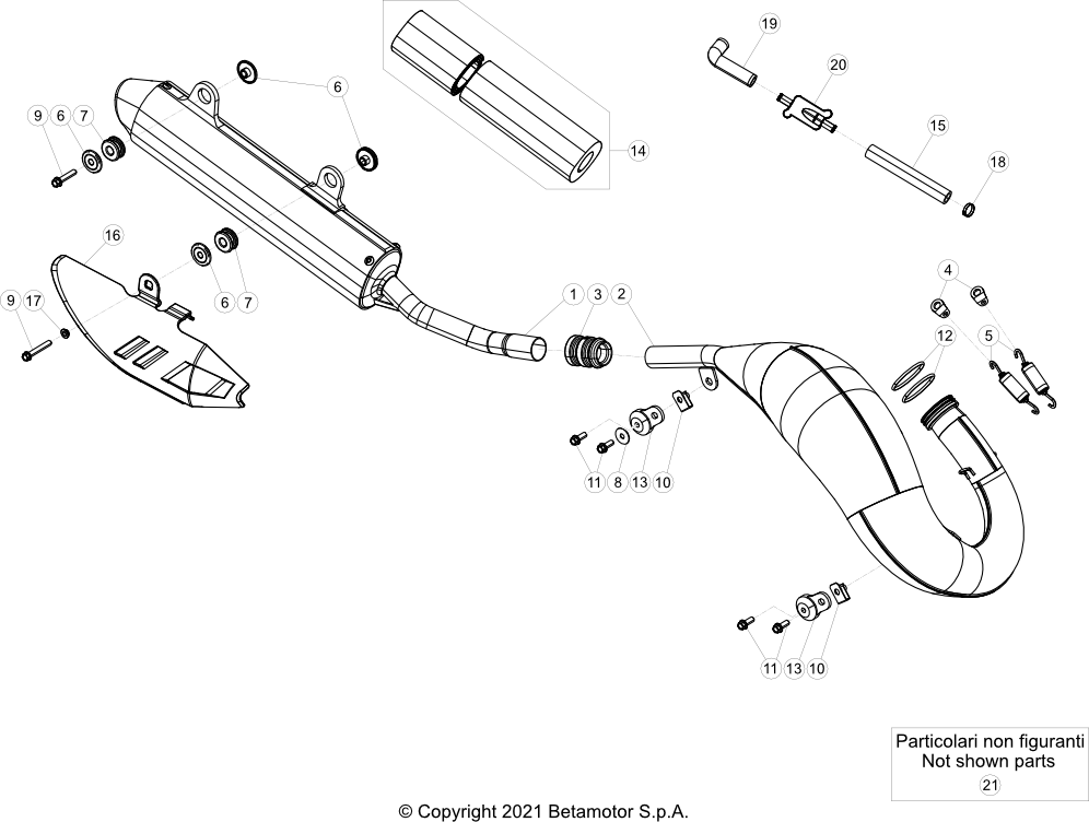 37 EXHAUST SYSTEM - Beta Genuine