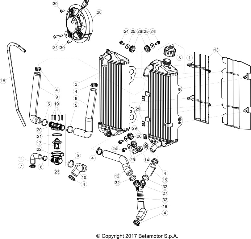 39 COOLING SYSTEM Beta Genuine