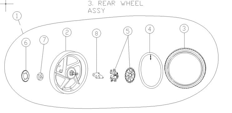 03 Rear Wheel Assy